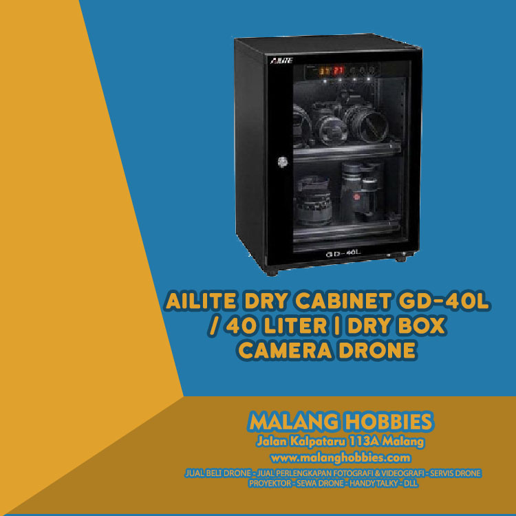 Ailite Dry Cabinet GD-40L / 40 Liter | Dry Box Camera Drone
