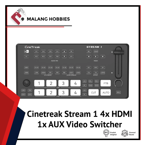 Cinetreak Stream 1 4x HDMI 1x AUX Video Switcher Original