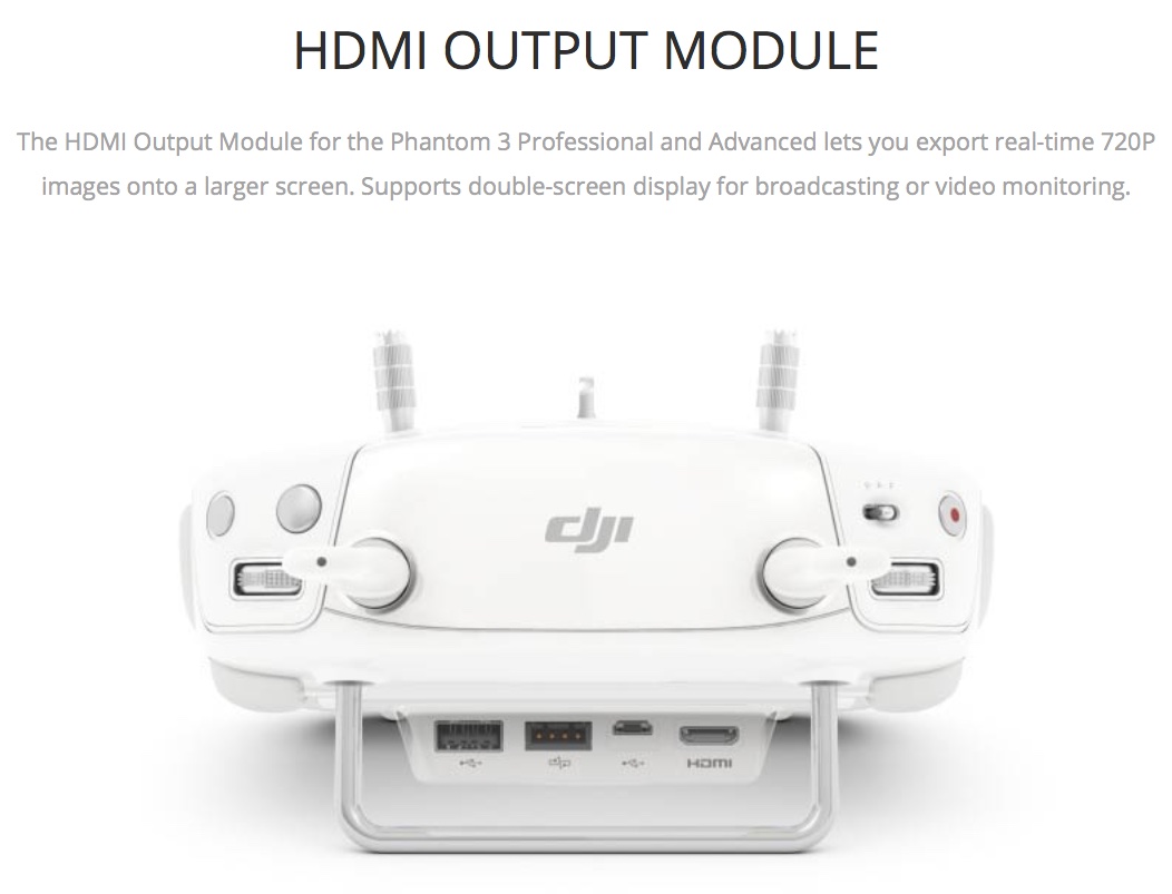 DJI Phantom 3 / 4 HDMI Output Module - DJI HDMI MODULE | Malang Hobbies