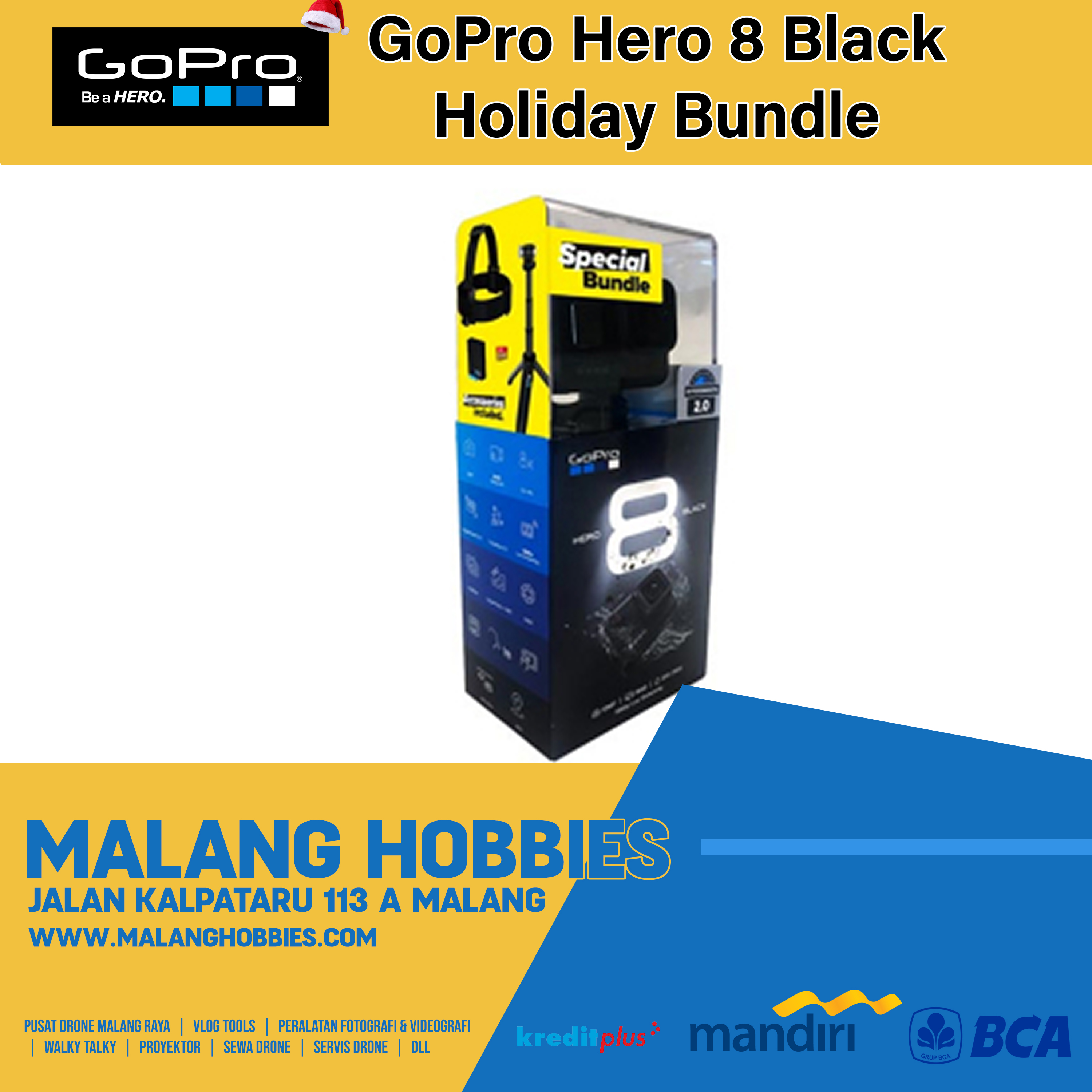 GOPRO HERO 8 BLACK HOLIDAY SPECIAL BUNDLE