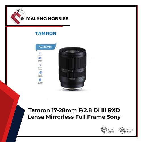 Tamron 17-28mm F/2.8 Di III RXD Lensa Mirrorless Full Frame Sony