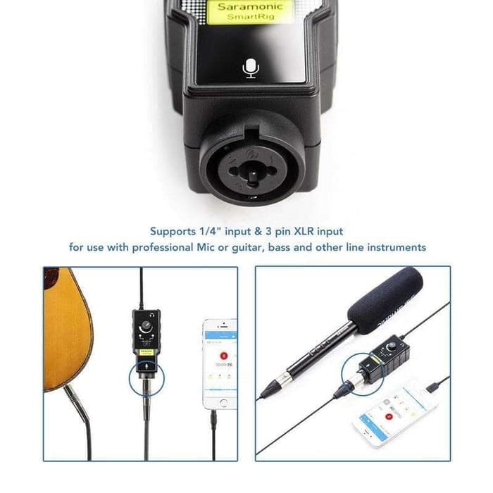 jual Saramonic SmartRig II Profession Audio Adaptor XLR ORIGINAL murah harga review