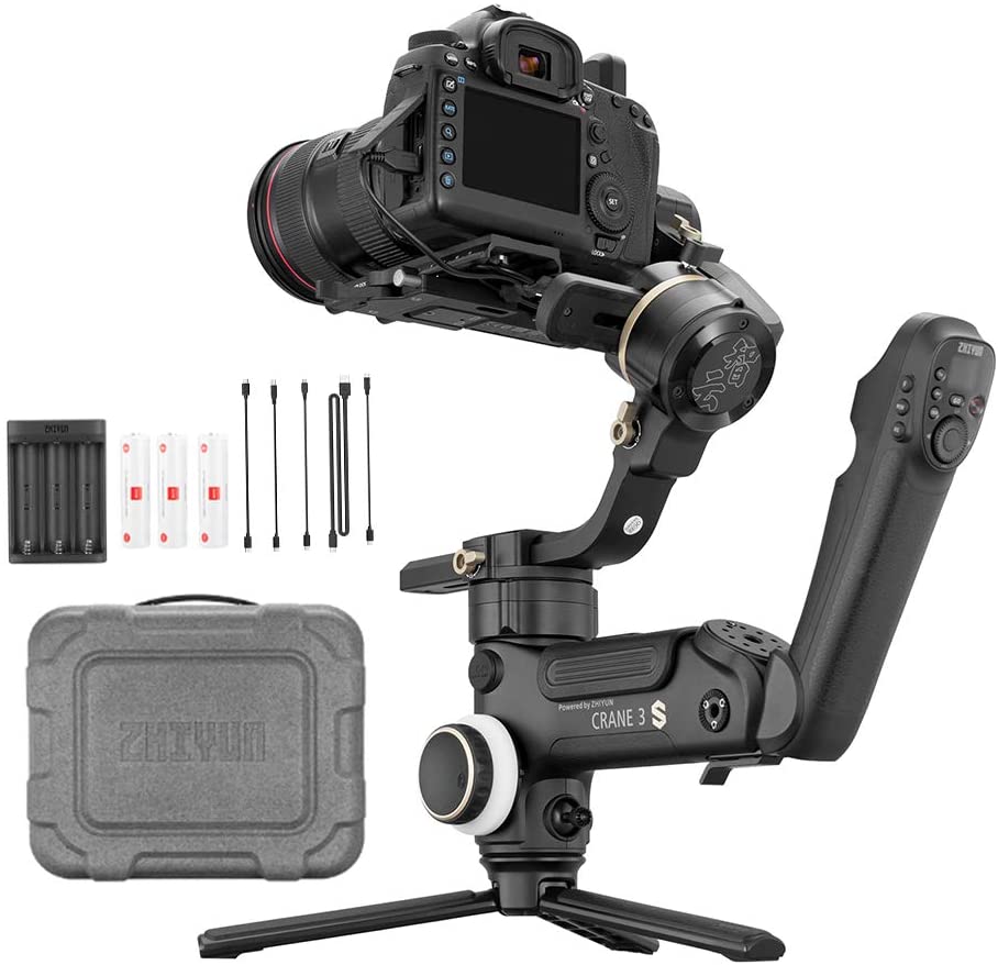 jual Zhiyun Crane 3S 3-Axis Handheld Gimbal Stabilizer Camera Handycam 