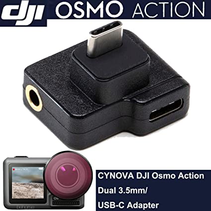 jual DJI CYNOVA Osmo Action Dual 3.5mm USB-C Adapter for OSMO