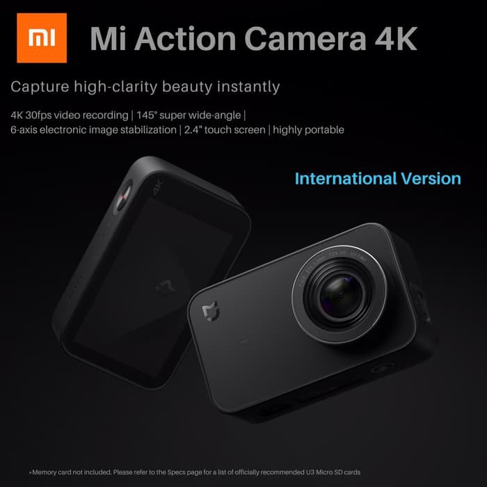 jual Xiaomi Mi Action Camera 4K harga spesifikasi