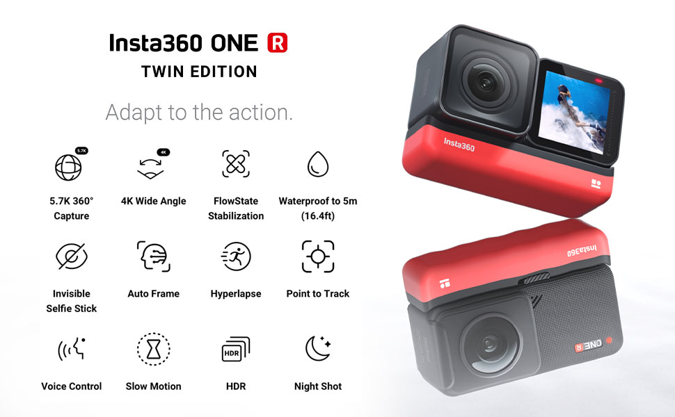 jual Kamera Insta360 One R Twin Edition Action Insta 360 Camera Harga Murah