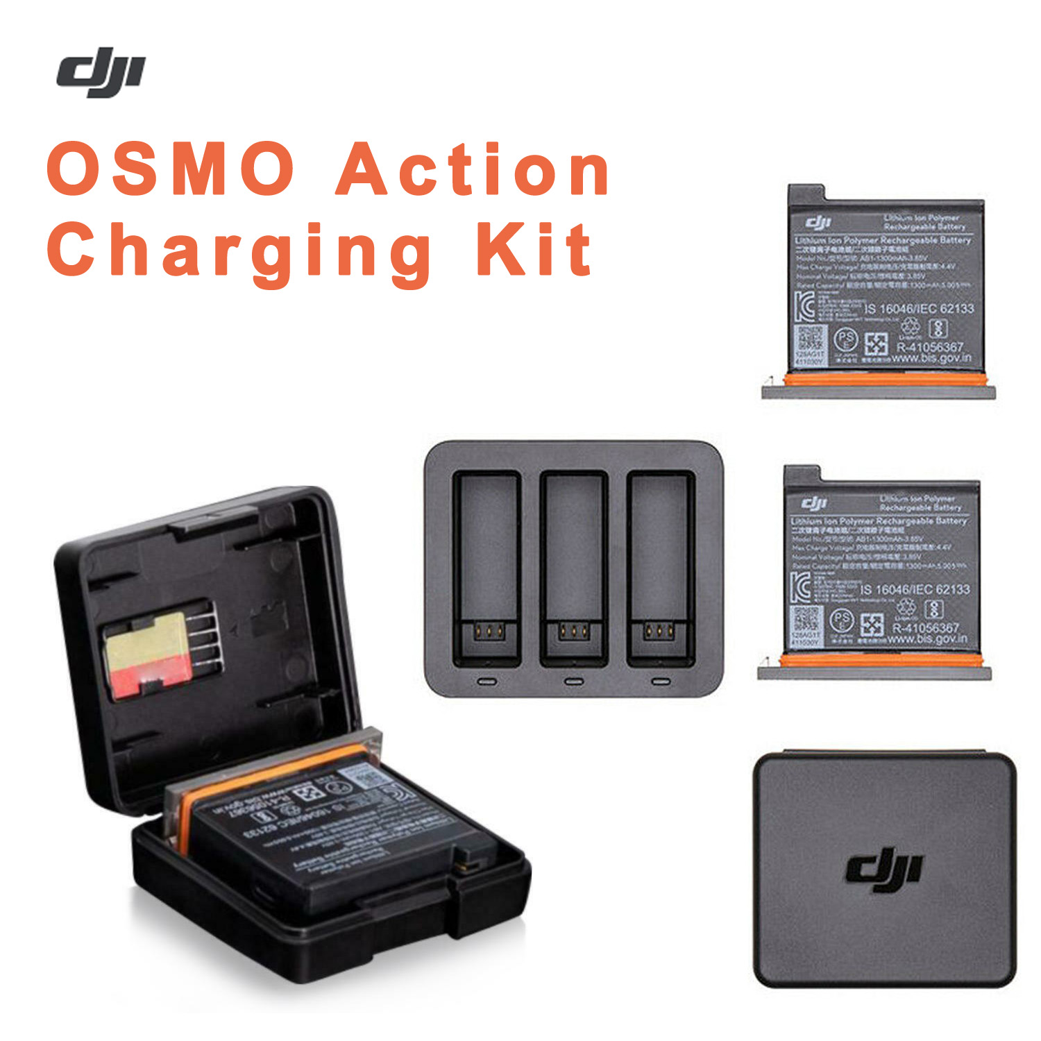 DJI Osmo Action Charging Kit review spesifikasi
