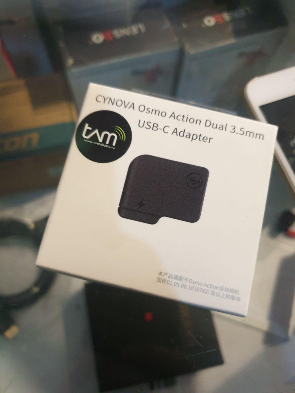 jual DJI Osmo Action Part CYNOVA Osmo Action Dual 3.5mm / USB-C Adapter mic 