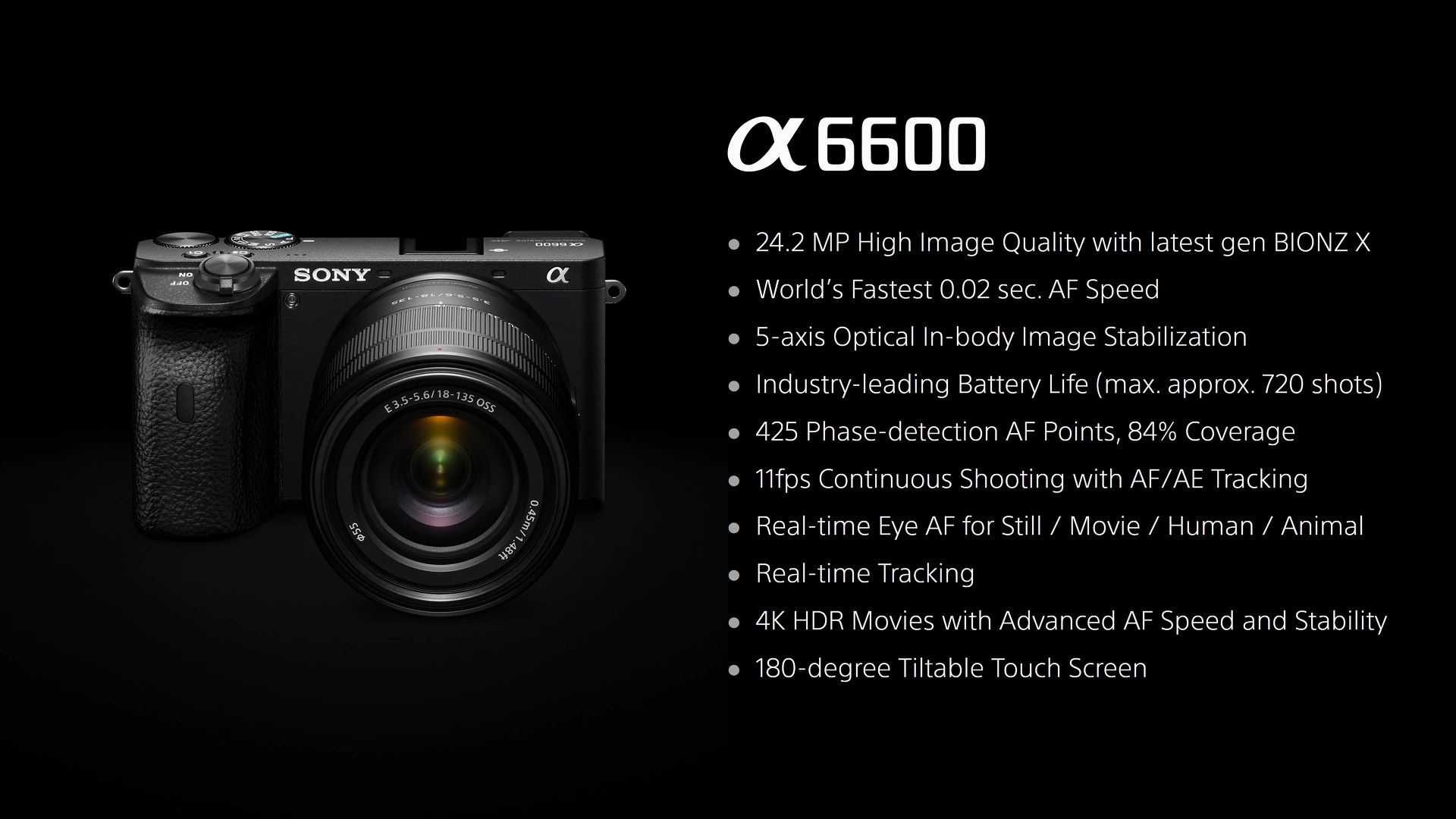  Jual Kamera Sony A6600 With 18-135mm Kit Harga Terbaik dan Spesifikasi